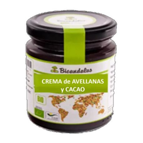 Crema Avellana y Cacao 220 gr S/A-VE-BIO-BIOANDAL