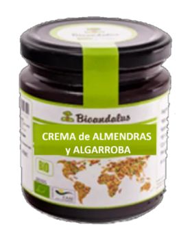 Crema Almendras+Algarroba S/A 220 gr BIO-BIOANDAL Crema Almendras+Algarroba S/A 220 gr BIO-BIOANDAL