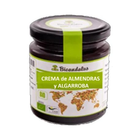 Crema Almendras+Algarroba S/A 220 gr BIO-BIOANDAL