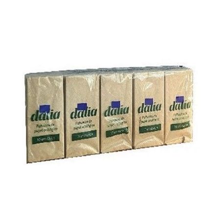 Pa&ntilde;uelos bolsillo 10x Pack sin Blanquear BIO-DALIA