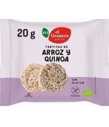 Tortas de ARROZ+QUINOA S/Gl BIO 20 gr GRANERO