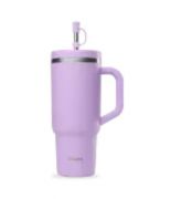 Travel Cup Isotér asa+pajita Inox LAVANDA 900mlQW