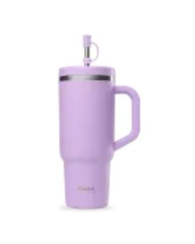 Travel Cup Isotér asa+pajita Inox LAVANDA 900mlQW