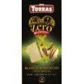 Chocolate ZERO Blanco con Pistacho S/A 100g-TORRA
