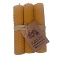 Vela pack 6 unid 10 x 2 cm Cera de Abeja L´ABELLA