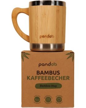 Taza de Bambu y Acero Inoxidable 330 ml PANDOO