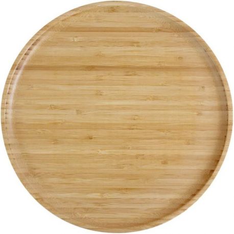Plato Bandeja 30 cm madera maciza Bambu - PANDOO