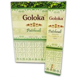 GOLOKA PACHULI Nag champa Incienso 15gr.