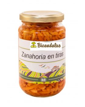 Zanahoria en tiras 345 gr BIO - BIOANDALUS