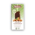 Chocolate STEVIA leche + almendras 125 gr.