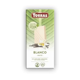 Chocolate STEVIA BLANCO 100gr-TORRAS