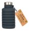 Botella EXTENSIBLE de Silicona NEGRA 750ml PAND